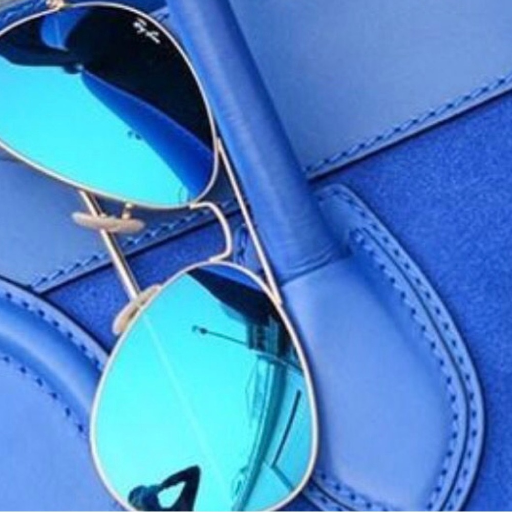 Ray-Ban Aviator Flash Lenses 55mm Sunglasses - Picture 4 of 4